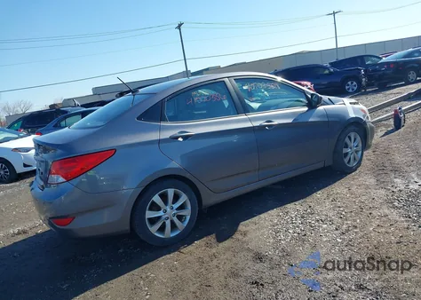 2014 Hyundai Accent Gls из США, поврежденный, VIN KMHCU4AE4EU669063
